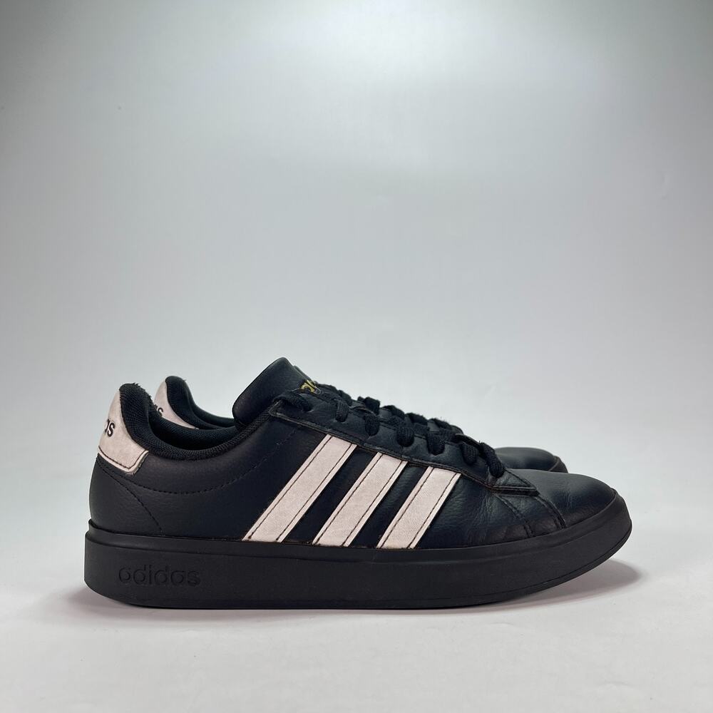 adidas Streettalk Black White Casual Sneakers Low Top Shoes Women's Size 8.5